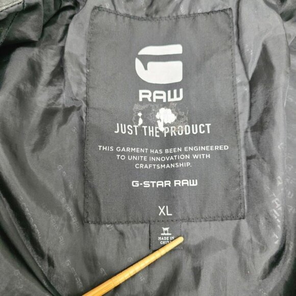 G Star Raw Field Falco Jacket XL Gray Military Utility Cargo Cotton Distressed - Picture 13 of 16